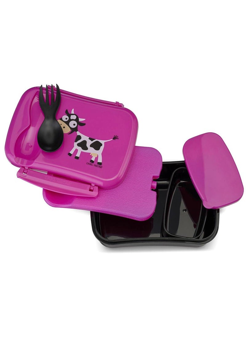 Carl Oscar Sweden N'Ice Lunch Box™ 0.6L With Cooling Pack - Purple - Image 4