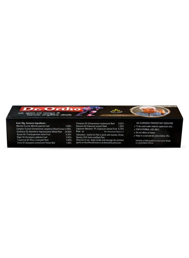 Dr. Ortho Dr.Ortho Ayurvedic Pain Relieving Ointment - 30 G (Pack Of 2) - Image 5