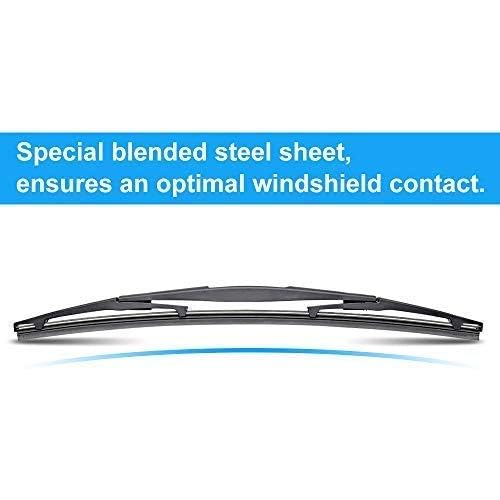 ASLAM Rear Wiper Blade,ASLAM 14A Rear Windshield Wiper Blades Type-E for Original Equipment Replacement,Exact Fit(Pack of 2) - Image 5