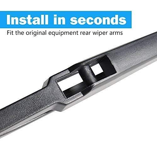 ASLAM Rear Wiper Blade,ASLAM 14A Rear Windshield Wiper Blades Type-E for Original Equipment Replacement,Exact Fit(Pack of 2) - Image 3