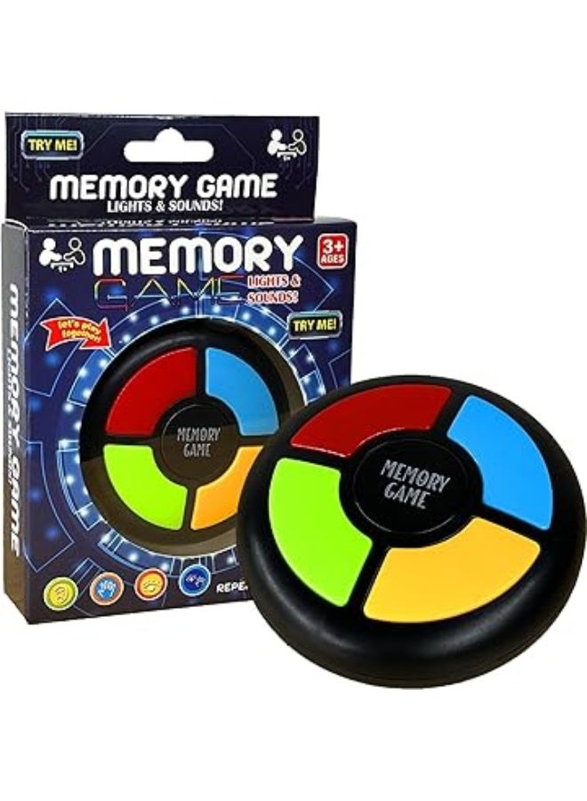 Memory Game Handheld Electronic Toy, Color Memorizing with Lights and Sounds
