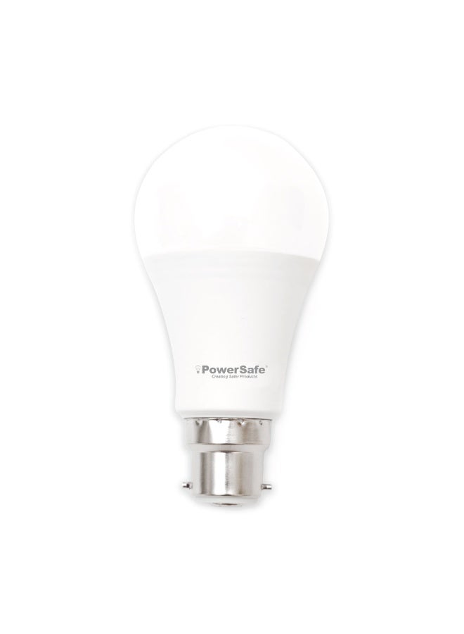 Power Safe PowerSafe LED Bulb 15W Daylight B22, 1350 Lumen, 6500K, 85% Energy Saving, 15,000 Hours Lifespan, with Surge Protection, ESMA Approved - Image 1