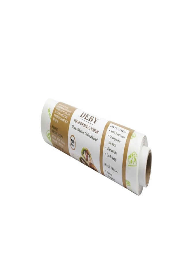 DEBY Butter Paper Sheets | Non-Stick Baking and Wrapping Paper for Food Packaging and Crafts | White | 500 G | Pack of 2 - Image 1