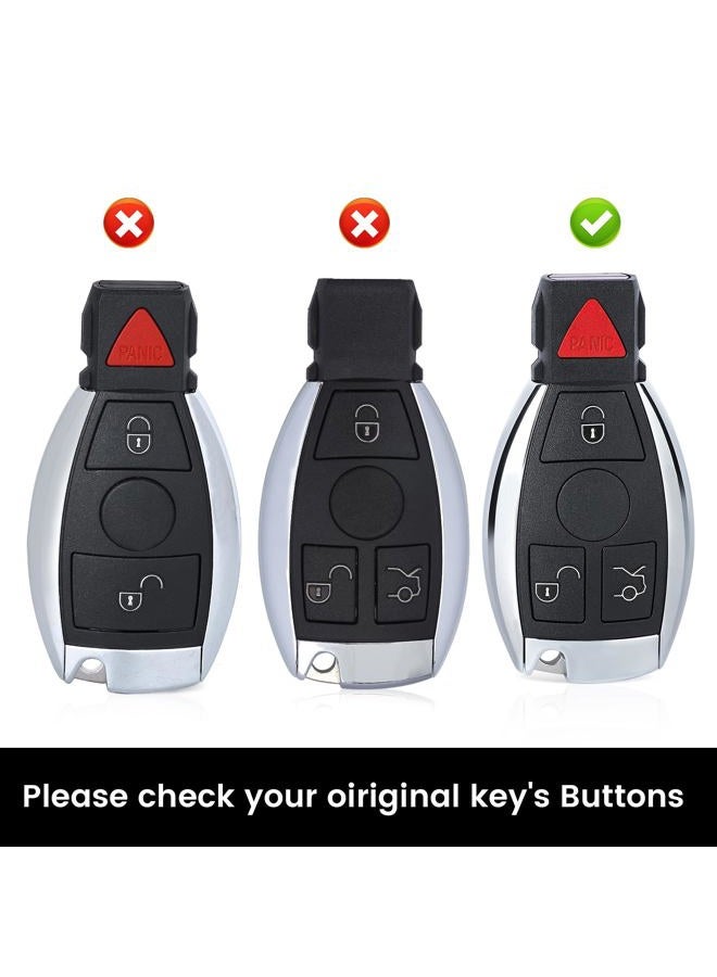 Beefunny 315MHz Smart 3+1 4 Button Replacement Remote Key Fob for Mercedes-Benz Support NEC & BGA 2000-2014 Year, 705 Moto - Image 5