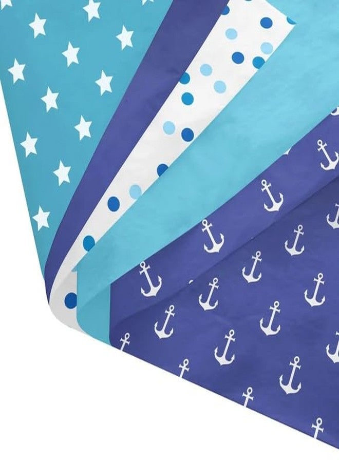 Show-Offs Gift Wrapping Tissue Paper - 120 Sheets - 15 x 20 Inch (Blue Party - Image 1