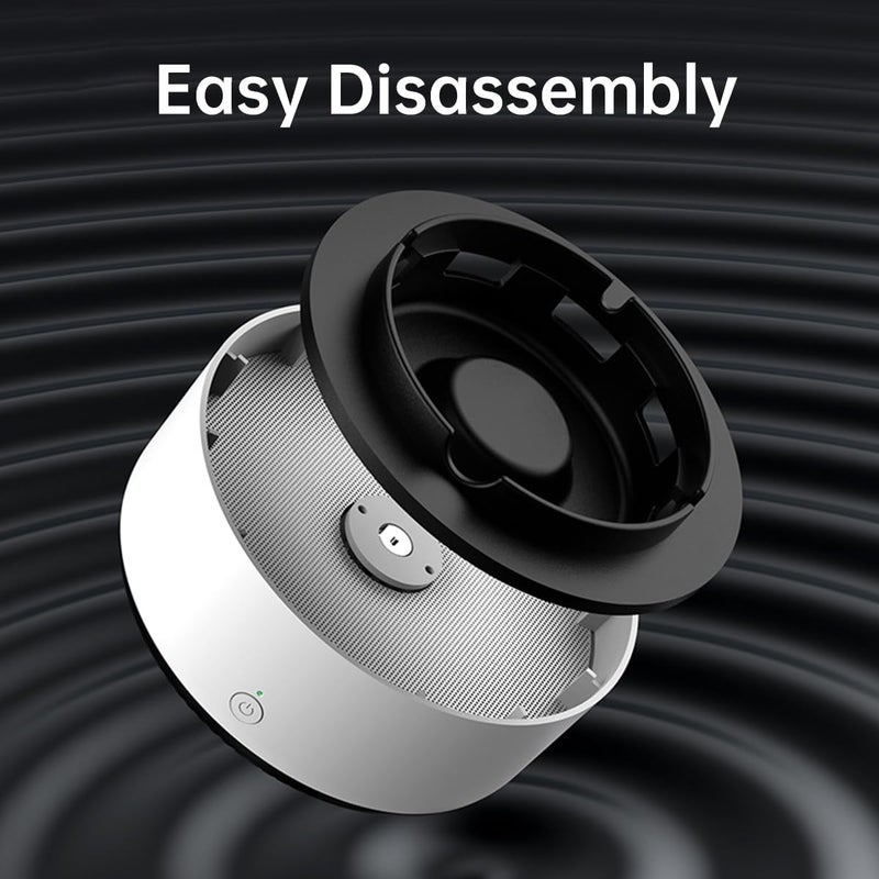 ECVV 2 in 1 Air Purifier Multifunctional Smokeless Ashtray with Filter, Best for Home Car or Office- White - Image 4
