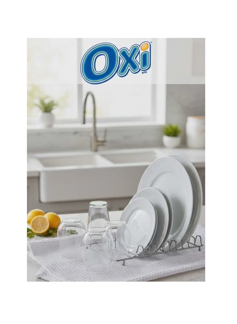 أوكسي كبسولات برايت لغسالة الأطباق تركيبة إنزيمية متكاملة قوية على الشحوم برائحة الليمون من اوكسي، 20 كبسولة - Image 2