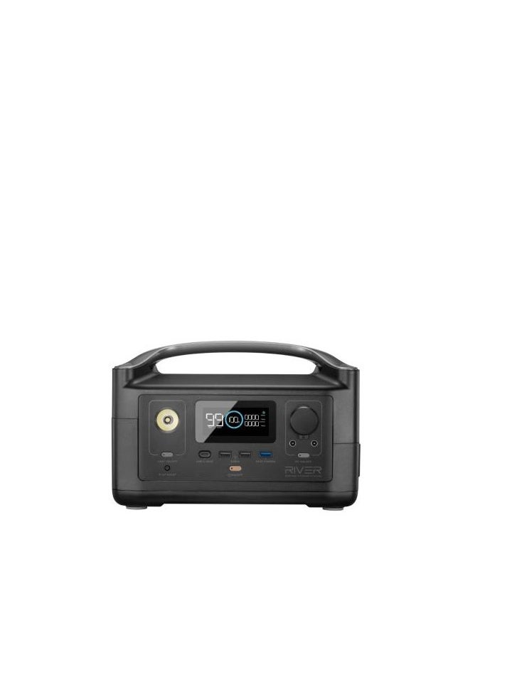 ECOFLOW - EF ECOFLOW River 288Wh Portable Power Station,2 x 600W(Peak 1200W) AC Outlets,Fast Charging Silent Solar Generator (Solar Panel Optional) for Emergencies Home Outdoor Camping RV(European plug) - Image 1