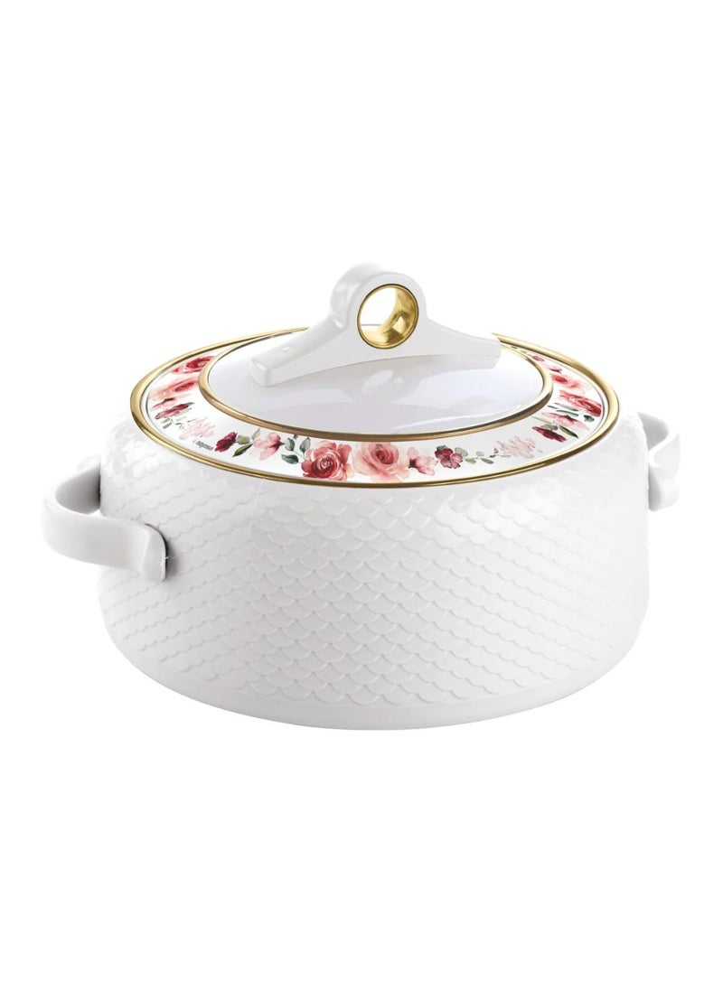 NAYASA Casserole Food Warmer Insulated Hotpot Coral 3 Pc Set 1.5,2.5,3.5L  - Image 2