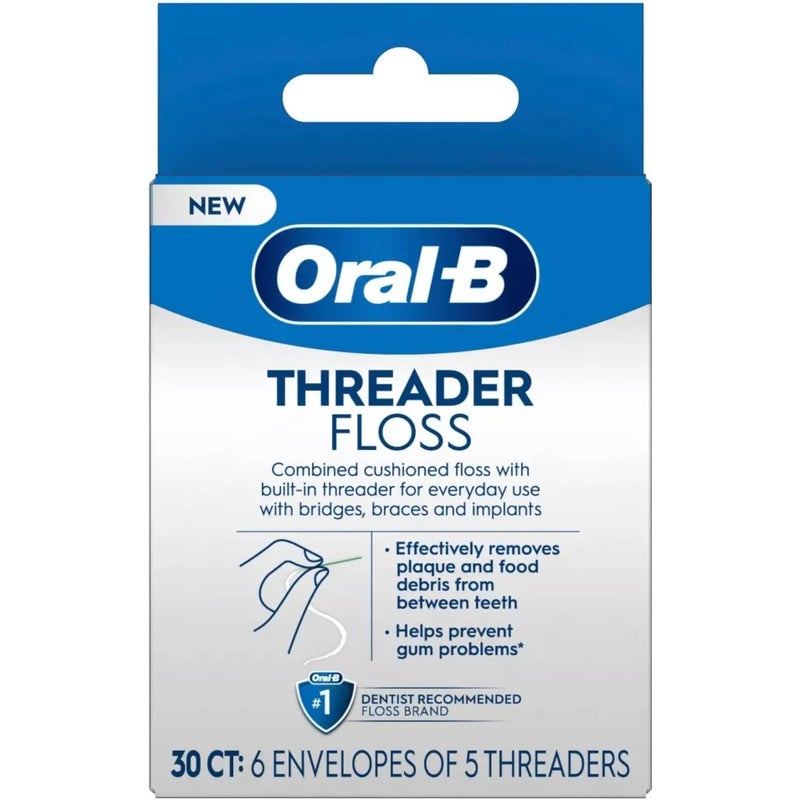 Oral-B OralB Glide Threader Floss Pack of 4 - Image 2