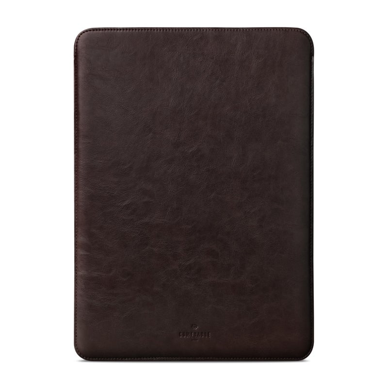 Comfyable Laptop Sleeve 13 Inch Precisely Compatible with MacBook Air M4 2025-2018 & MacBook Pro M2 2022 M1 2020-2016, Faux Leather Cover Case, Dark Brown - Image 1
