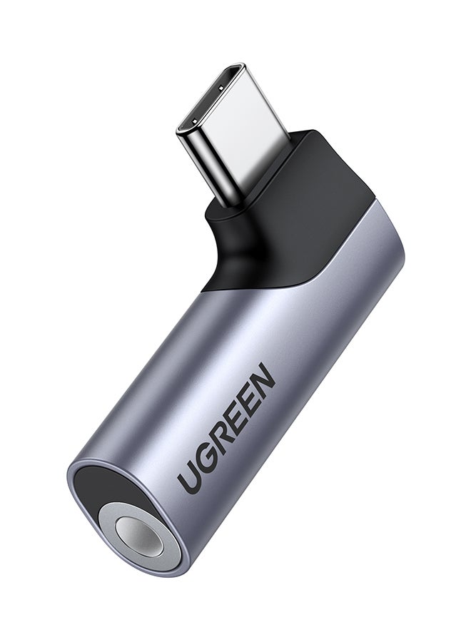 يوغرين محول يوغرين USB-C إلى 3.5 ملم للسماعات مع منفذ AUX ودعم الصوت المجسم والميكروفون عالي الدقة