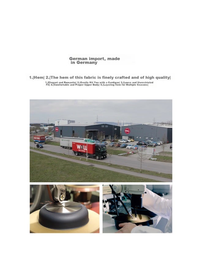 Woll German Imported Non-stick Frying Pan, Flat Bottom Pan For Home Use, Qxr Frying Pan, Specially Designed For Induction And Gas Stoves, Steak Pan - Image 4