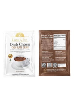 Luxe Slim Dark Choco Chocolate Drink 10 Sachets  - Image 4