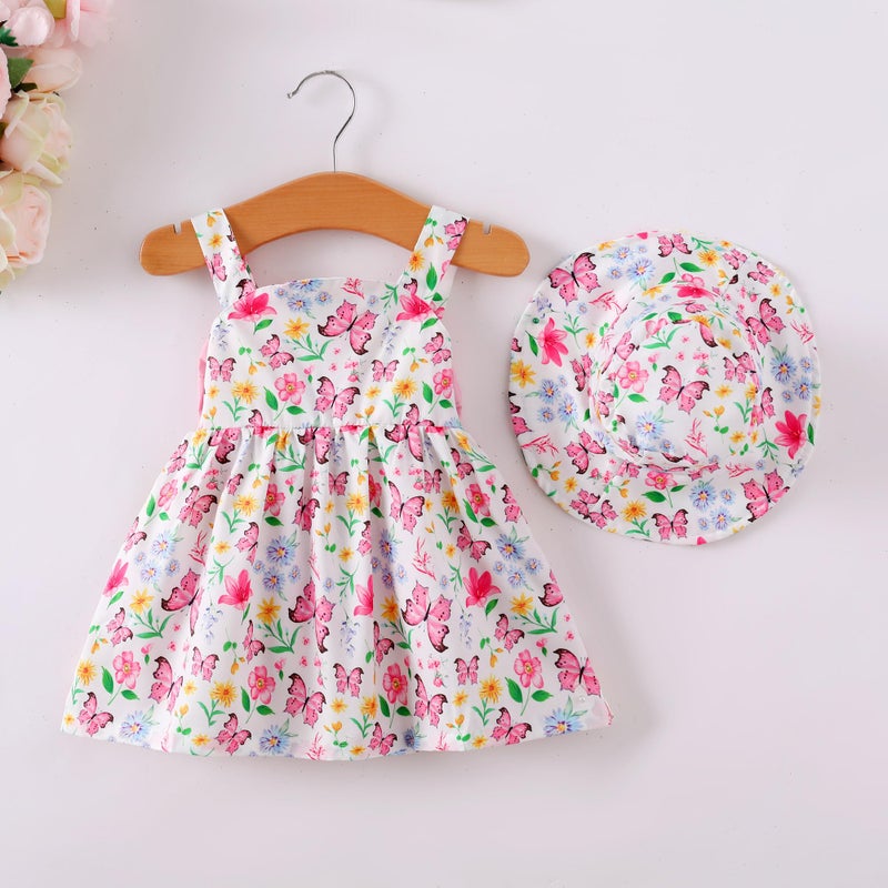 Saeaby Baby Girl Summer Dresses Pink Boho Sleeveless Dresses Infant Summer Outfits Sundress Baby Girl Clothes 6-9 Months 12 Months - Image 2