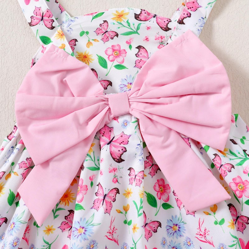 Saeaby Baby Girl Summer Dresses Pink Boho Sleeveless Dresses Infant Summer Outfits Sundress Baby Girl Clothes 6-9 Months 12 Months - Image 5