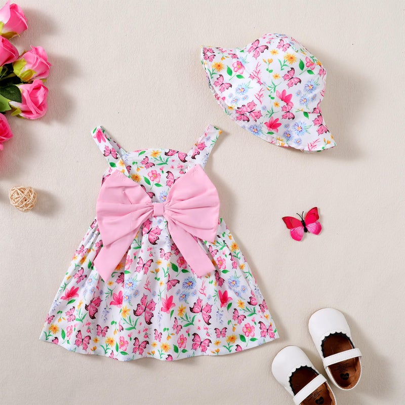 Saeaby Baby Girl Summer Dresses Pink Boho Sleeveless Dresses Infant Summer Outfits Sundress Baby Girl Clothes 6-9 Months 12 Months - Image 3