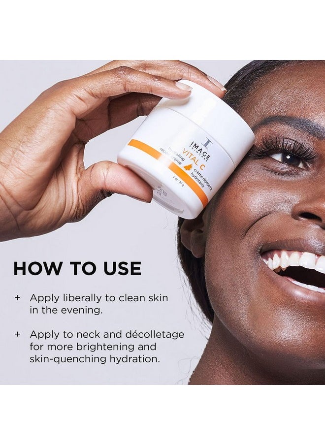 IMAGE SKINCARE IMAGE Skincare, VITAL C Hydrating Repair Cr?me, Anti-Aging Face Night Cream with Hyaluronic Acid, 2 fl oz  - Image 4