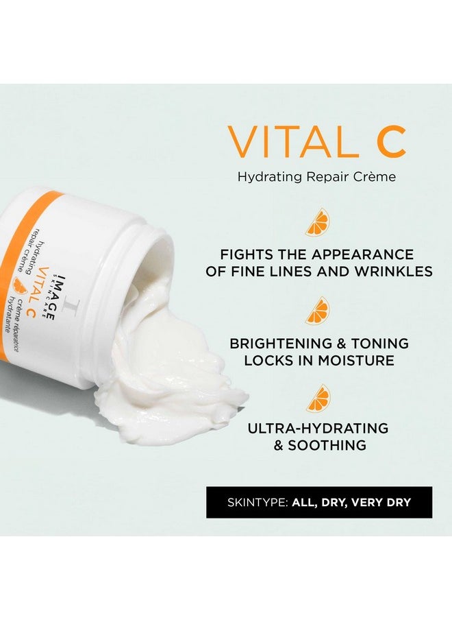 IMAGE SKINCARE IMAGE Skincare, VITAL C Hydrating Repair Cr?me, Anti-Aging Face Night Cream with Hyaluronic Acid, 2 fl oz  - Image 2