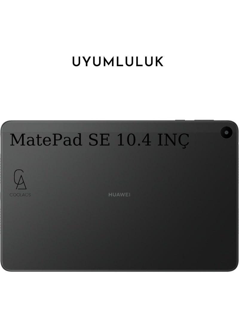 Huawei Matepad Se 10.4 Inch Compatible Smart Tablet Case with Sleep Mode Screen Protector and Pen Set