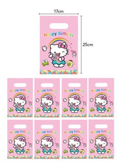 Party 20 PCS cartoon Hello Kitty Birthday Party Supplies Cartoon Candy Bag Tote Bag Kids Gift Bag Adult Birthday Party Decorations  - Image 2