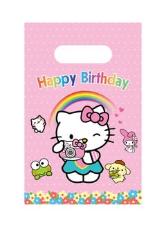 Party 20 PCS cartoon Hello Kitty Birthday Party Supplies Cartoon Candy Bag Tote Bag Kids Gift Bag Adult Birthday Party Decorations  - Image 4