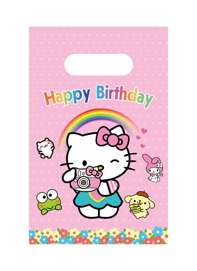 Party - 20 PCS cartoon Hello Kitty Birthday Party Supplies Cartoon Candy Bag Tote Bag Kids Gift Bag Adult Birthday Party Decorations - Image 1