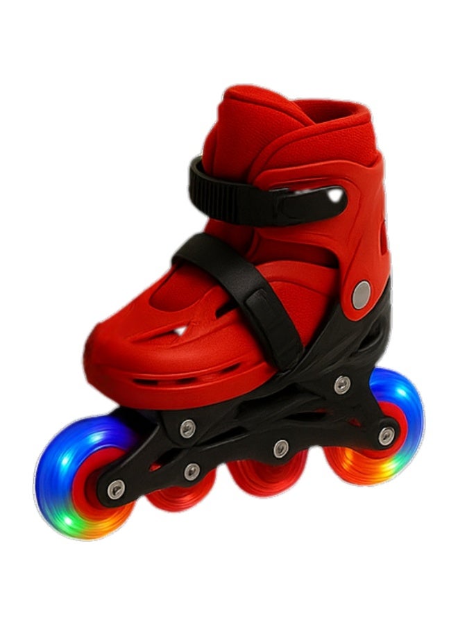 فلاش مجموعة زلاجات فلاش للأطفال مع معدات الحماية، صف واحد، موديل ٢٠٢٥-٢٠٢٦ - Image 5