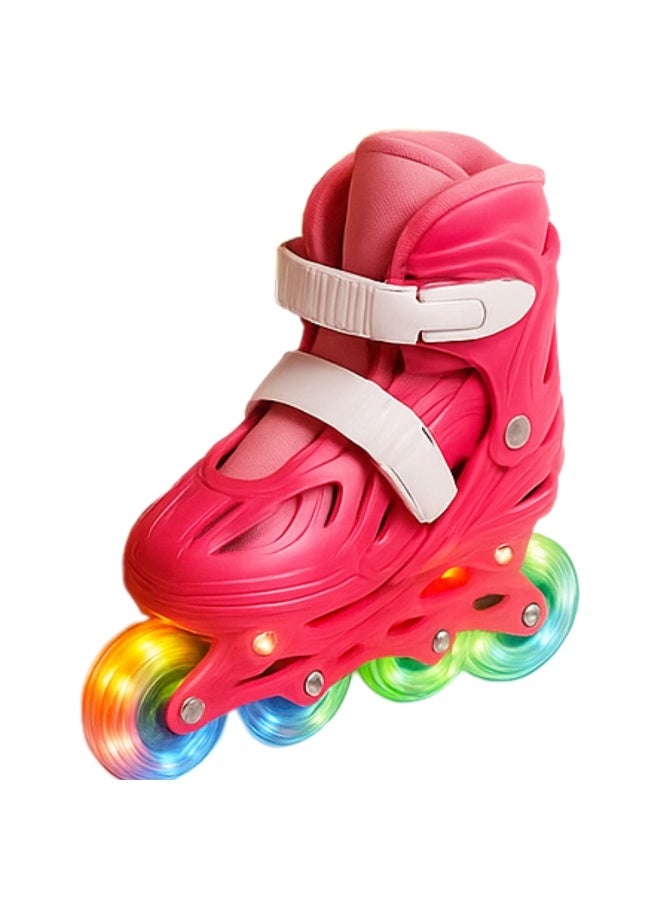 فلاش مجموعة زلاجات فلاش للأطفال مع معدات الحماية، صف واحد، موديل ٢٠٢٥-٢٠٢٦ - Image 3