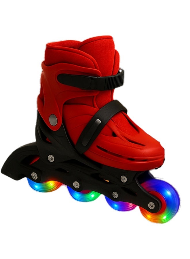 فلاش مجموعة زلاجات فلاش للأطفال مع معدات الحماية، صف واحد، موديل ٢٠٢٥-٢٠٢٦ - Image 4