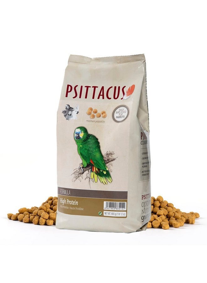Psittacus High Protein 1.8 lb | Complete Pellet Diet for Amazons, Cockatoos and Ringneck Parrot | Premium Food for Birds, 100% no-GMO - Image 1