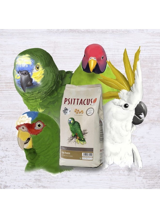 Psittacus High Protein 1.8 lb | Complete Pellet Diet for Amazons, Cockatoos and Ringneck Parrot | Premium Food for Birds, 100% no-GMO - Image 4