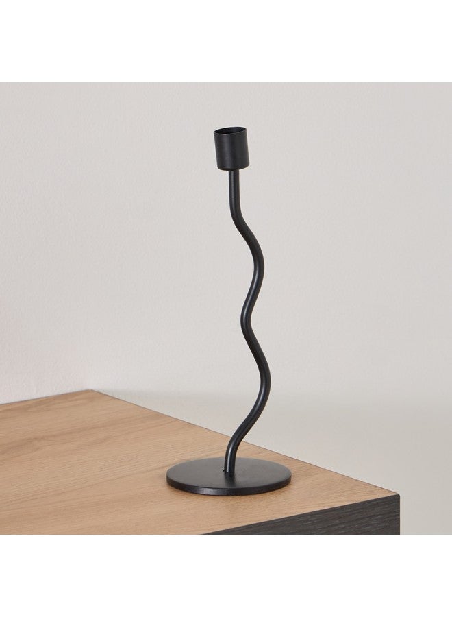 Home Box Calot Metal Single Taper Candleholder 9 x 21 x 9 cm - Image 2