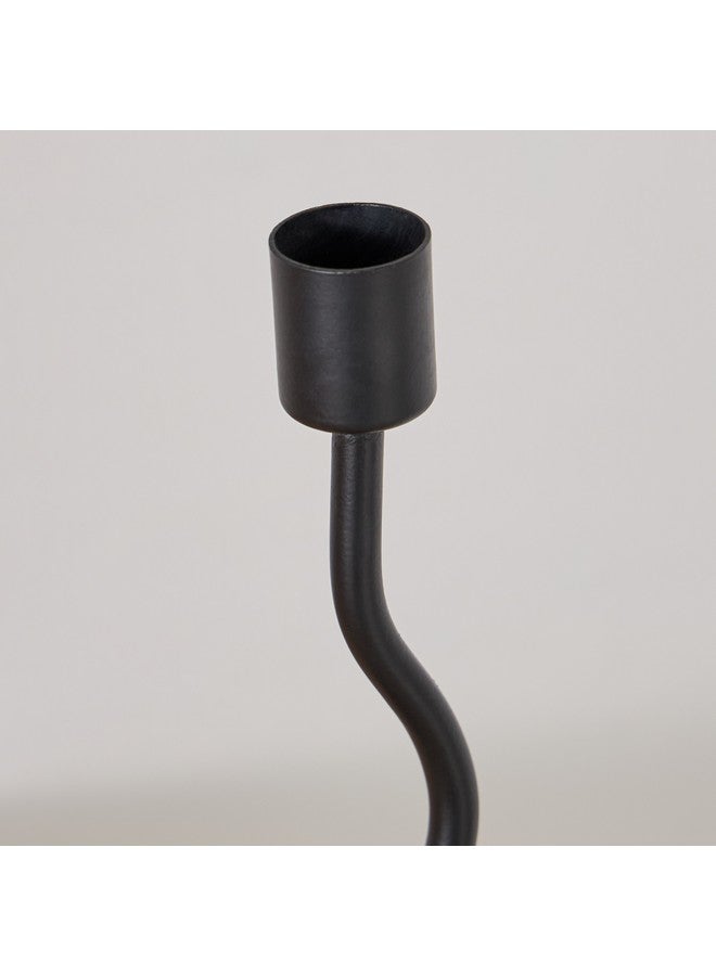Home Box Calot Metal Single Taper Candleholder 9 x 21 x 9 cm - Image 3