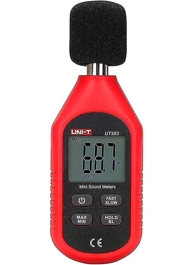 Uni-T LCD Digital Sound Noise Decibel Tester (UT353, 30-130dB) - Image 1