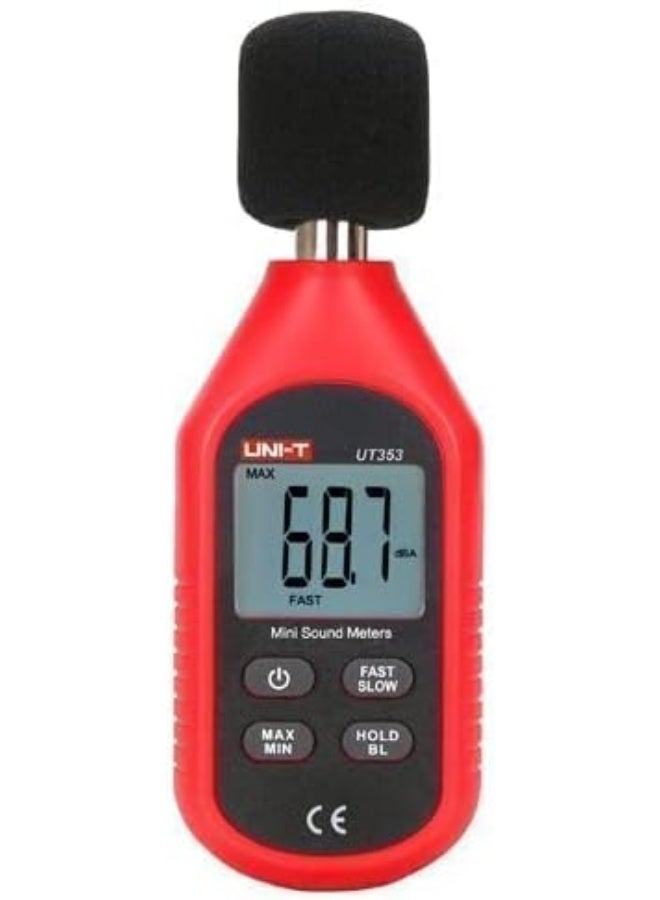 Uni-T LCD Digital Sound Noise Decibel Tester (UT353, 30-130dB) - Image 2