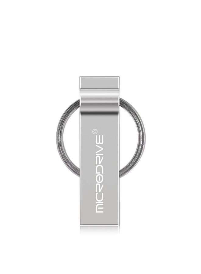 BURAQ MicroDrive 4GB USB 2.0 Metal Keychain U Disk (Grey) - Image 1