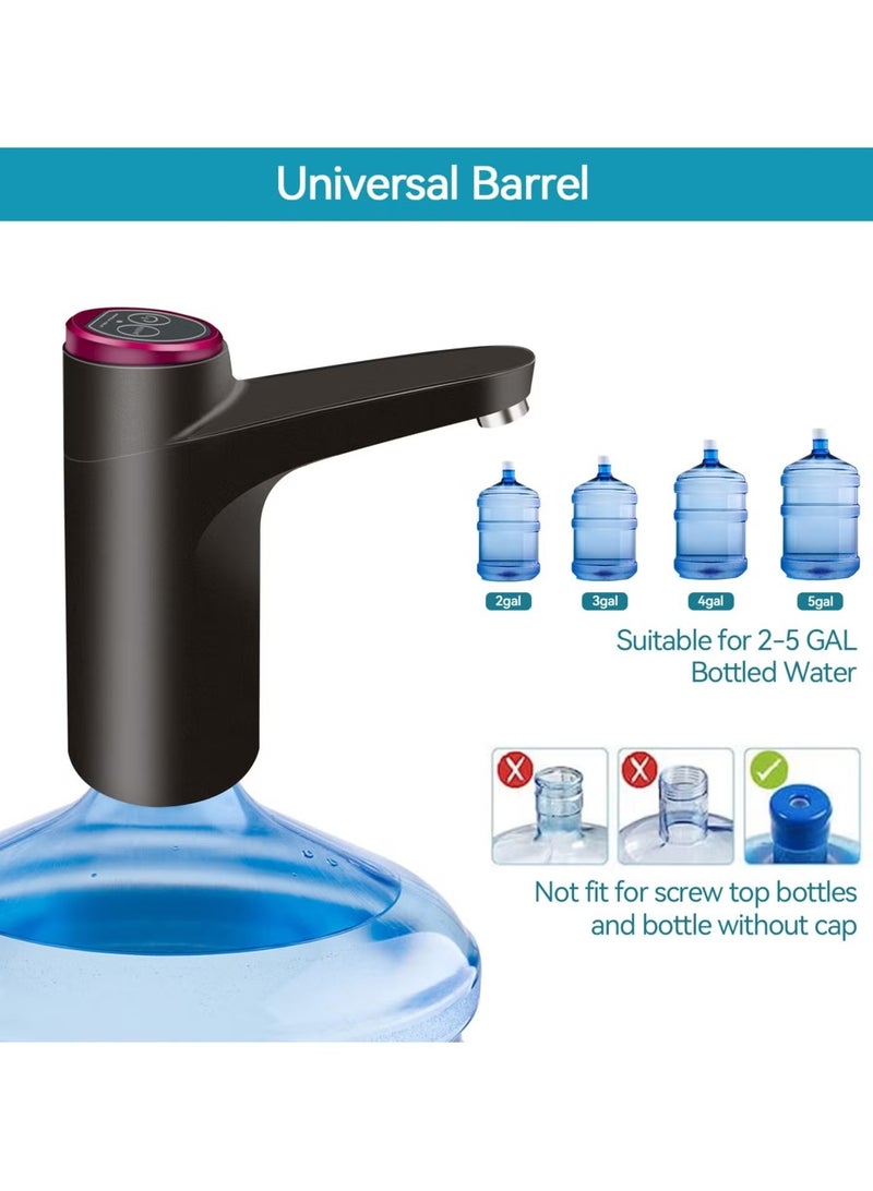 Electric Water Bottle Pump Dispenser – Rechargeable 5-Gallon Water Pump for Home, Office & Kitchen, Battery-Operated Water Bottle Dispenser - Image 4