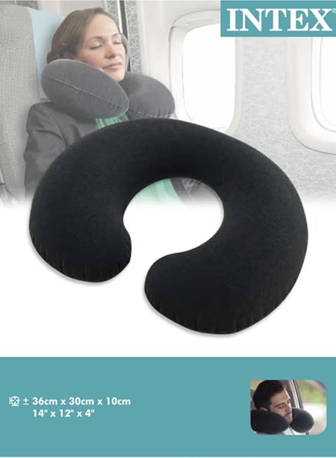 INTEX Travel Pillow Polyester Black 36x30x10cm - Image 2