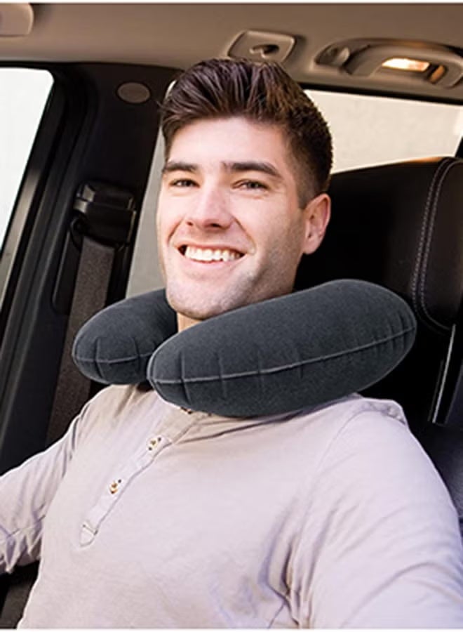 INTEX Travel Pillow Polyester Black 36x30x10cm - Image 5