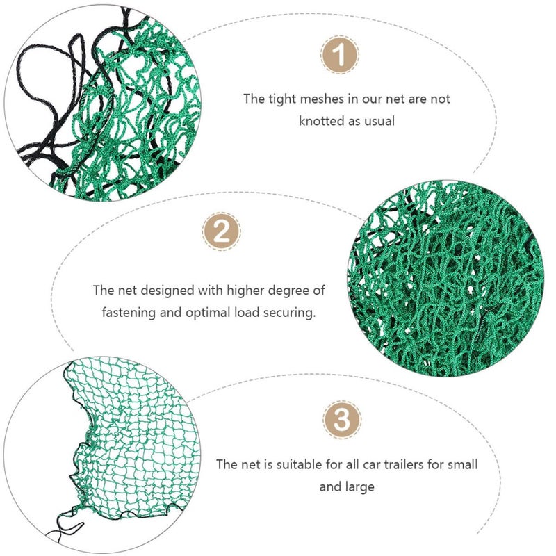 Heavy Duty 1.5x1.5m Cargo Net For Secure Luggage And Freight Transport - Image 4