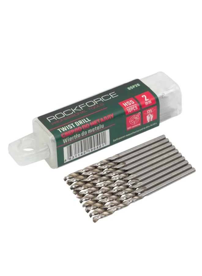 Twist drill bit 2mm (10pcs)