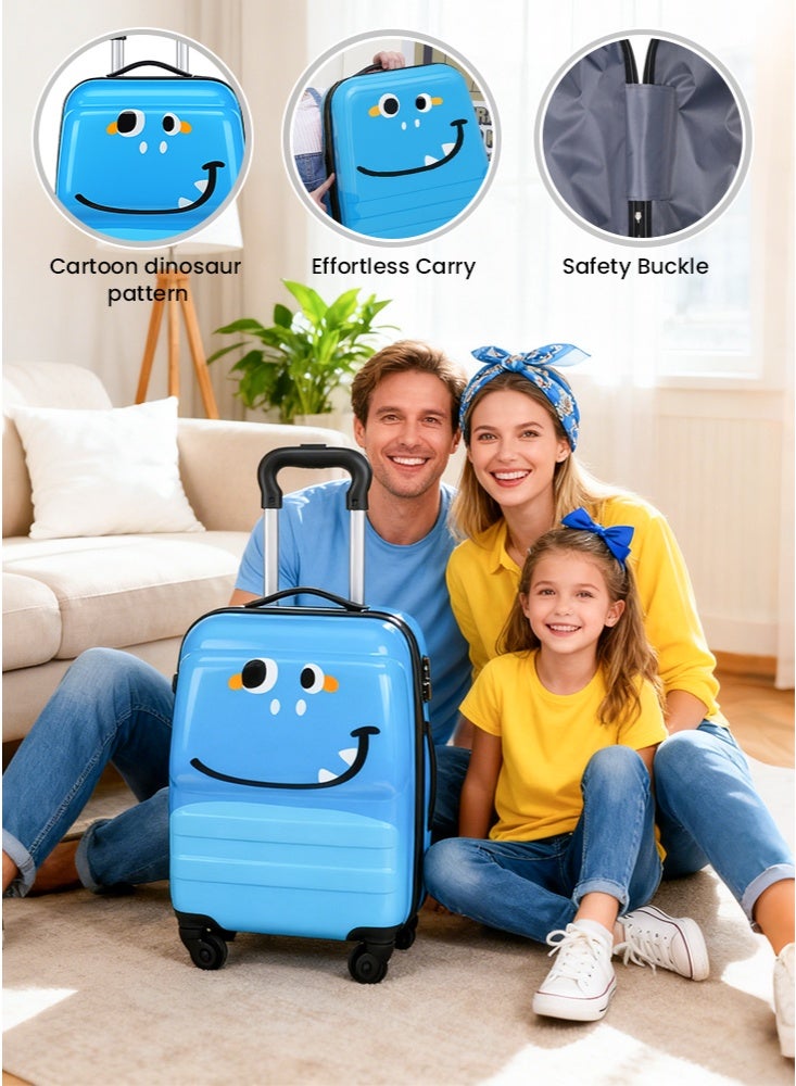 جيجيرو حقيبة سفر للأطفال بعجلات وهيكل صلب مقاس 18 بوصة لسيارات الأطفال الصغار - Image 3