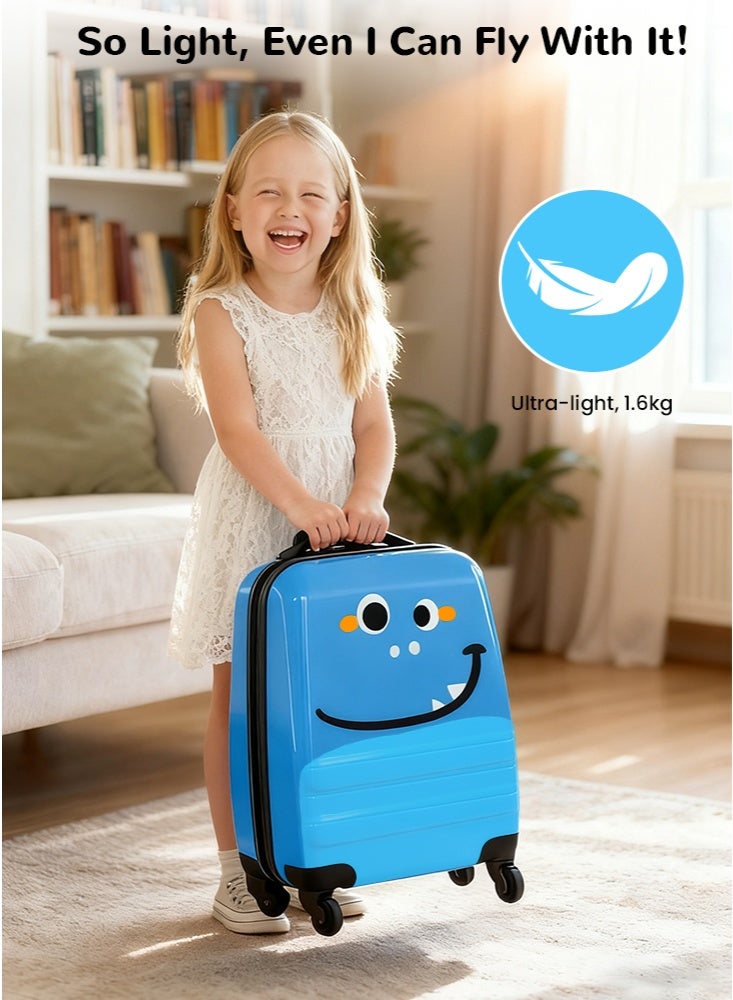 جيجيرو حقيبة سفر للأطفال بعجلات وهيكل صلب مقاس 18 بوصة لسيارات الأطفال الصغار - Image 4