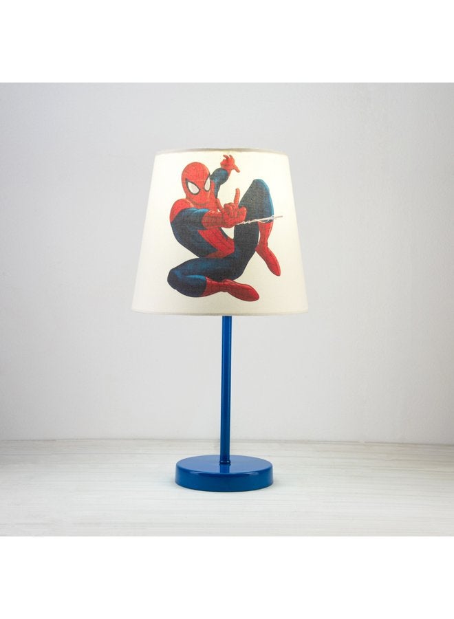 tbshomelamp Fabric Kids Table Lighting spiderman 23x45 cm