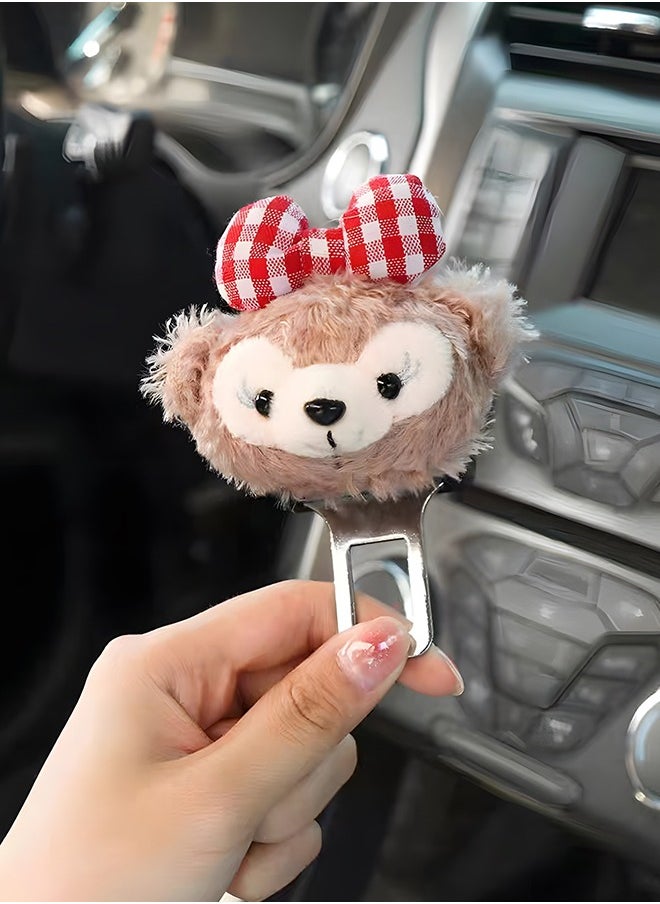 GROIC 2PCS Cartoon Car Buckle Extender, Car Seat Belt Clips, Universal Car Extension Socket Buckles Connector, Automobile Decoration Accessories  - Image 5
