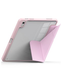 Terra iPad Terra 11 Pro 2022/2021/2020/2018 Cover with Smart Pen Holder Slim Smart Cover with Stand 2 in 1 Pink/Clear  - Image 3