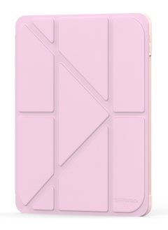 Terra iPad Terra 11 Pro 2022/2021/2020/2018 Cover with Smart Pen Holder Slim Smart Cover with Stand 2 in 1 Pink/Clear  - Image 4
