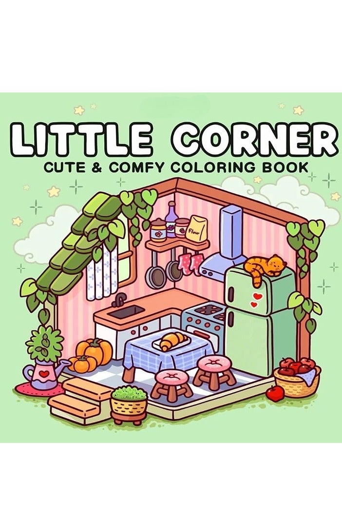 general Little Corner: Mindfulness Coloring Book for Adults & Teens ‚Äì Whimsical Nordic Cozy Spaces with Super Cute Hygge Designs, Stress-Relieving Art Therapy (Cozy Spaces Series)