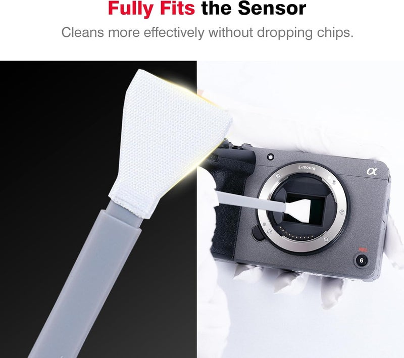 VSGO APS-C Sensor Cleaning Kit, 6pcs Sensor Swabs & 10ml Sensor Cleaner for Nikon Sony Canon DSLR Camera Clean (VS-S02-6) - Image 2